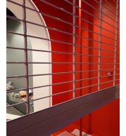 Premium MS Rolling Grill - Heavy-Duty Mild Steel Industrial Rolling Shutter Grill Gate, Rust-Resistant Powder Coated Finish, Easy Manual Roll-Up Operation, High-Security Slat Design for Warehouses, Factories, Shops & Commercial Use - Wholesale Online